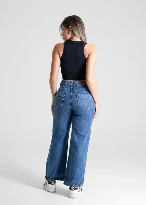 Calça Jeans Sawary Wide Leg Petit - 280708