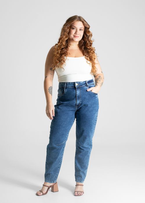 Calça Jeans Sawary Plus Size Mom - 281059