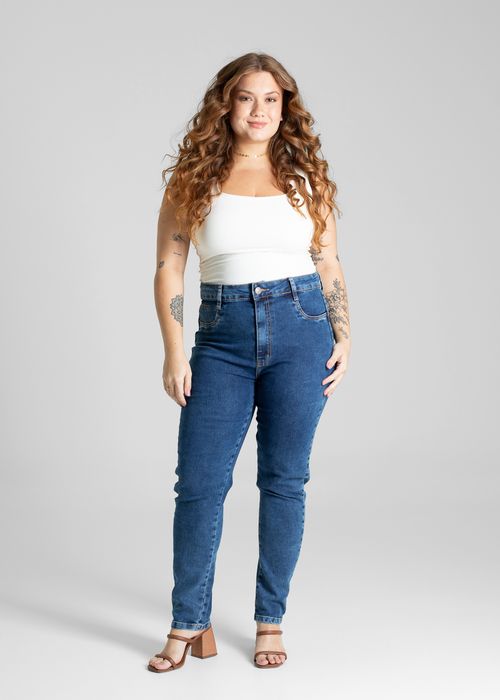Calça Jeans Sawary Push Up Plus Size - 280650