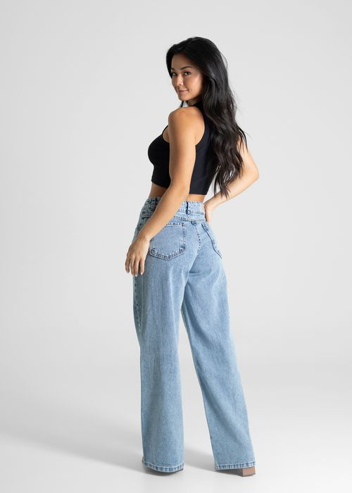 Calça Jeans Sawary Wide Leg - 281044