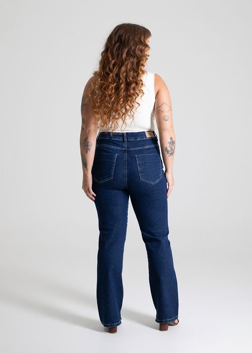 Calça Jeans Sawary Reta Plus Size - 280005
