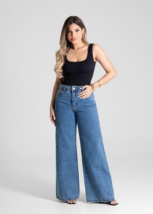 Calça Jeans Sawary Wide Leg - 281154