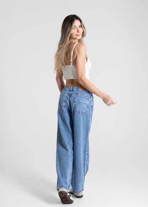 Calça Jeans Sawary Wide Leg Petit - 280859