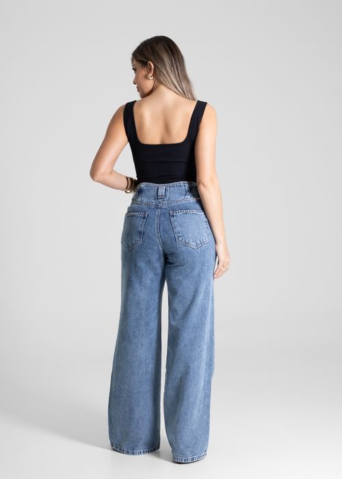 Calça Jeans Sawary Wide Leg - 280812