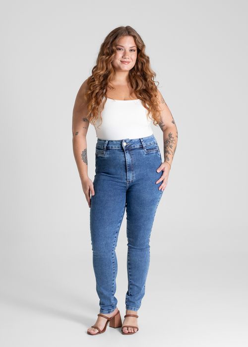 Calça Jeans Sawary Plus Size Levanta Bumbum - 280943