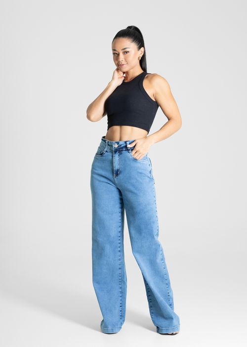Calça Jeans Sawary Wide Leg - 281033