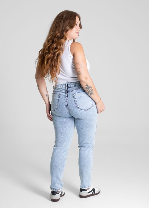Calça Jeans Sawary Cigarrete Plus Size - 281525