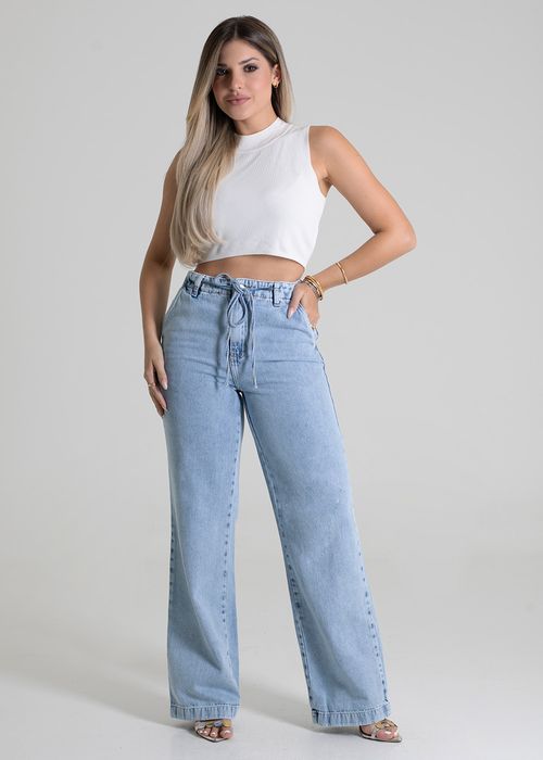 Calça Jeans Sawary Wide Leg - 279846