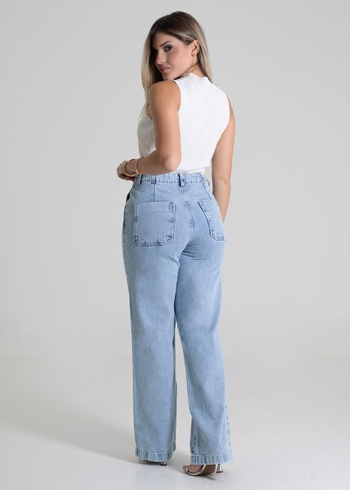 Calça Jeans Sawary Wide Leg - 279846