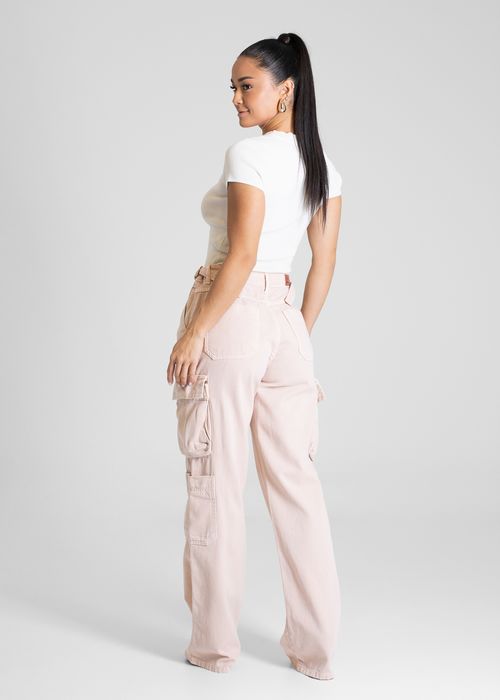 Calça Sarja Sawary Wide Leg - 281588