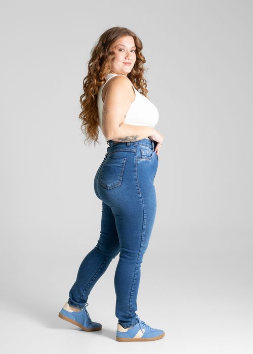 Calça Jeans Sawary Cigarrete Plus Size - 281061