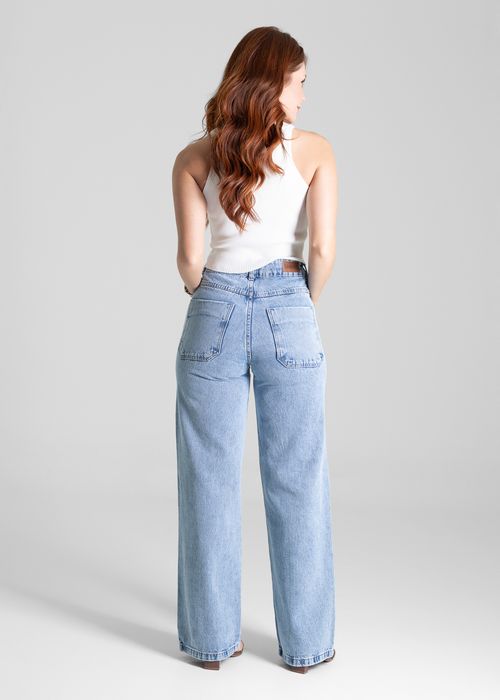 Calça Jeans Sawary Wide Leg - 281276