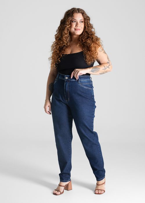 Calça Jeans Sawary Plus Size Mom - 281216