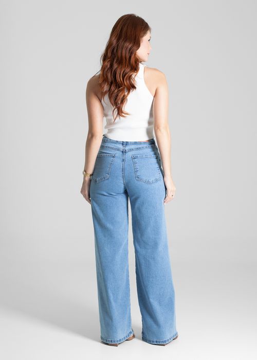 Calça Jeans Sawary Wide Leg - 281418