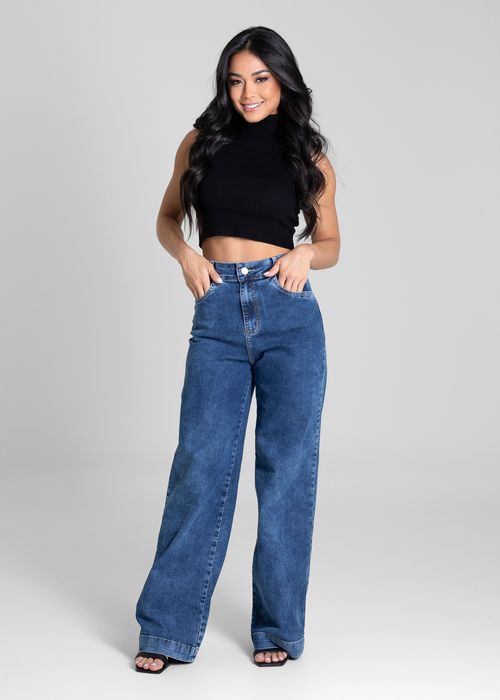 Calça Jeans Sawary Wide Leg - 281344