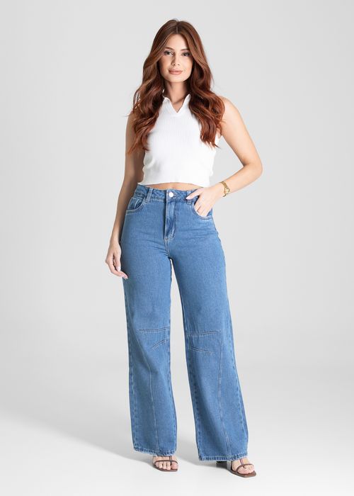 Calça Jeans Sawary Wide Leg - 281257