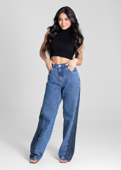 Calça Jeans Sawary Wide Leg - 281301