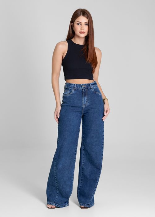 Calça Jeans Sawary Wide Leg - 281673