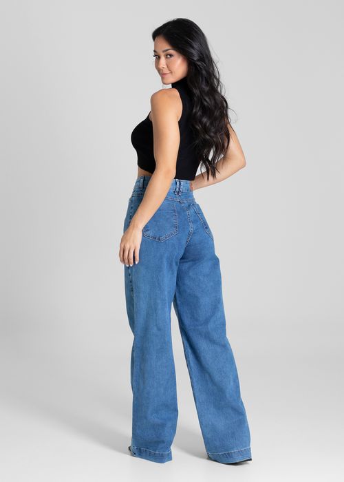 Calça Jeans Sawary Wide Leg - 281381