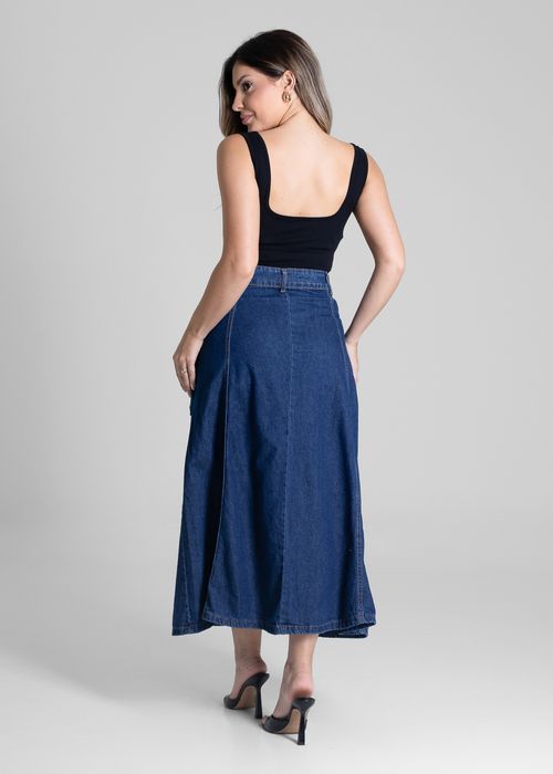 Saia Jeans Sawary Midi - 281616
