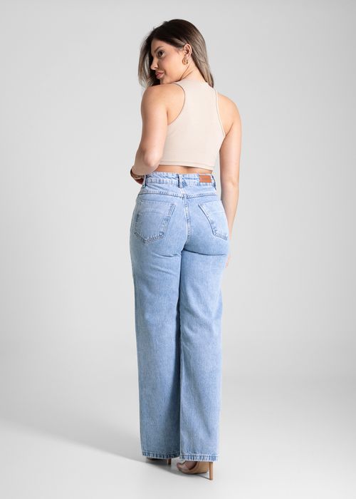 Calça Jeans Sawary Wide Leg - 280704