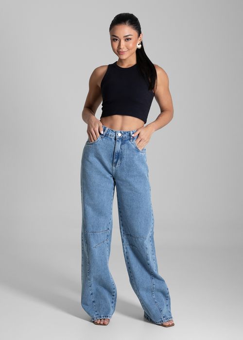 Calça Jeans Sawary Wide Leg -  281358