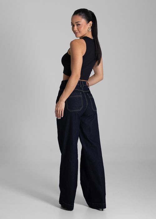 Calça Jeans Sawary Wide Leg - 280926