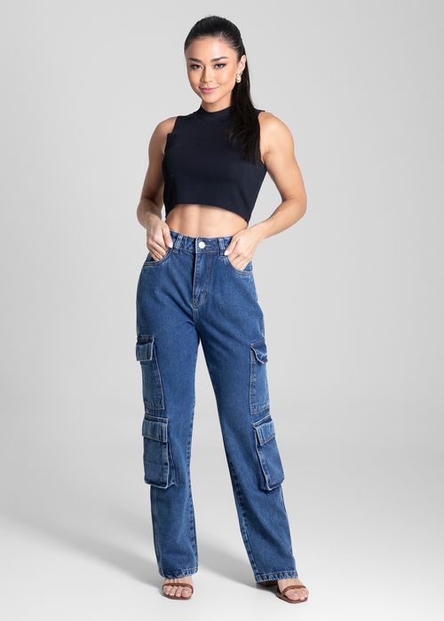 Calça Jeans Sawary Reta Petit - 281702